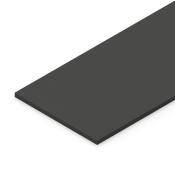 Zellgummi 495 - Schwarz, ohne Haut, ca. 60 Shore 00, Stärke 10 mm, Format ca. 1000 x 500 mm -  22913